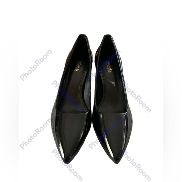 MICHAEL Michael Kors Dorothy Flex Black Patent high heels size 6.5 NEW no box - Picture 2 of 12